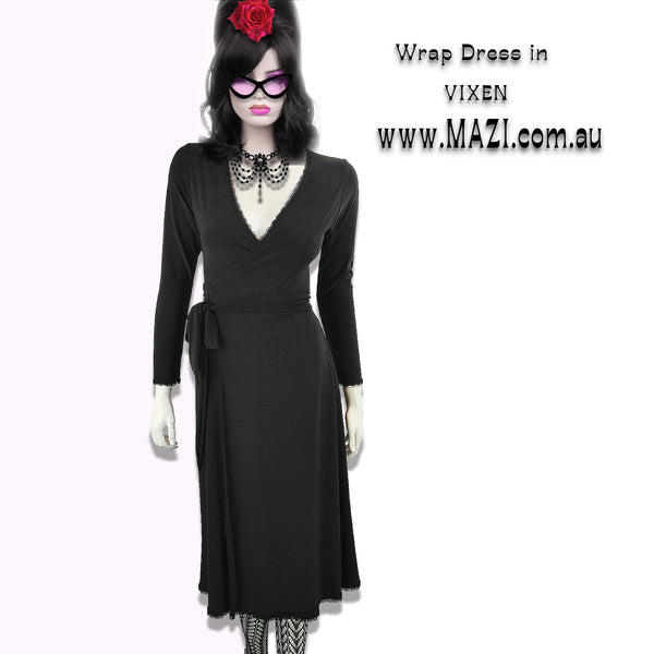 Rhea Wrap Dress - MAZI