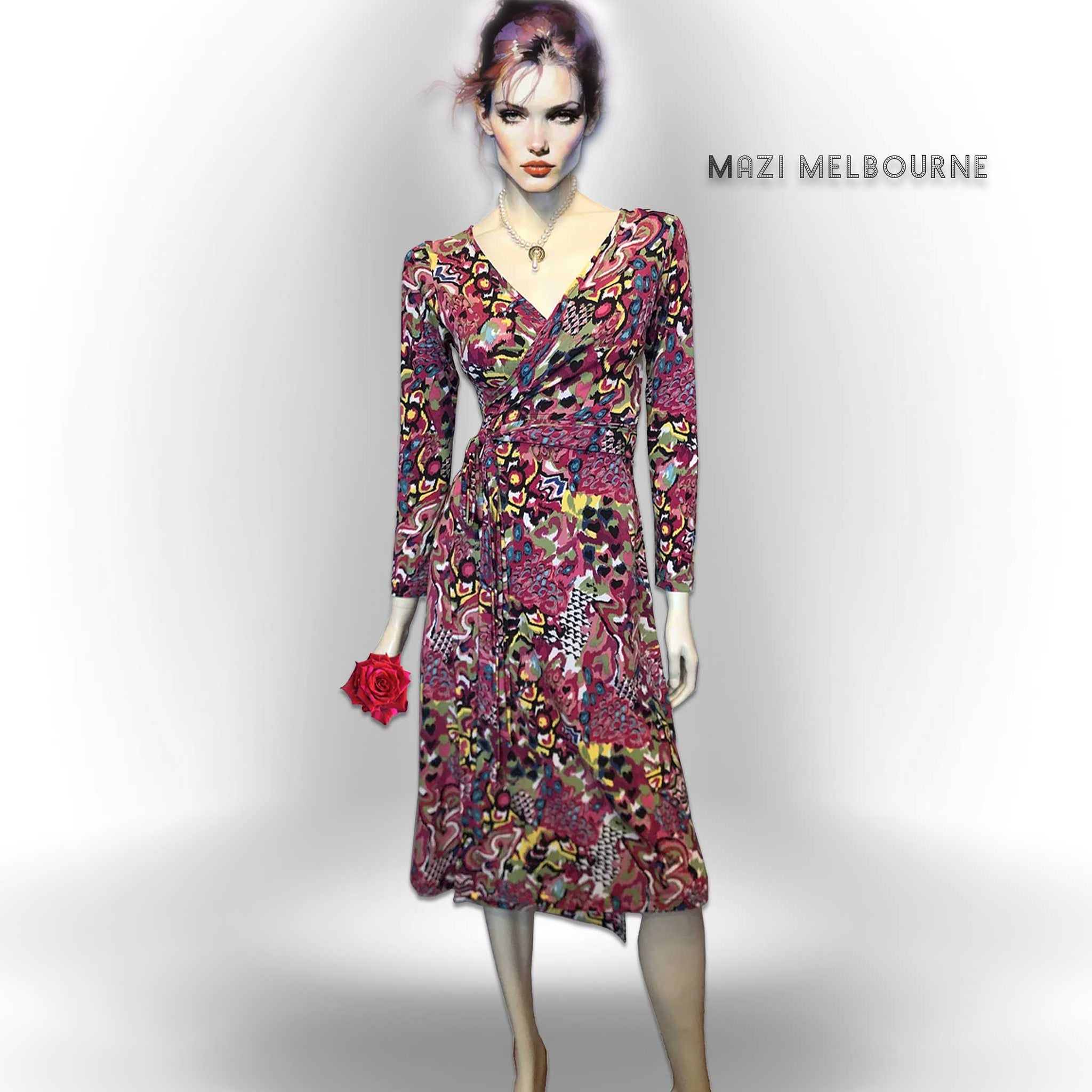 The Rhea Warp Dress - MAZI