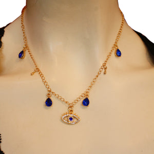 Diamonds Eye Necklace - MAZI