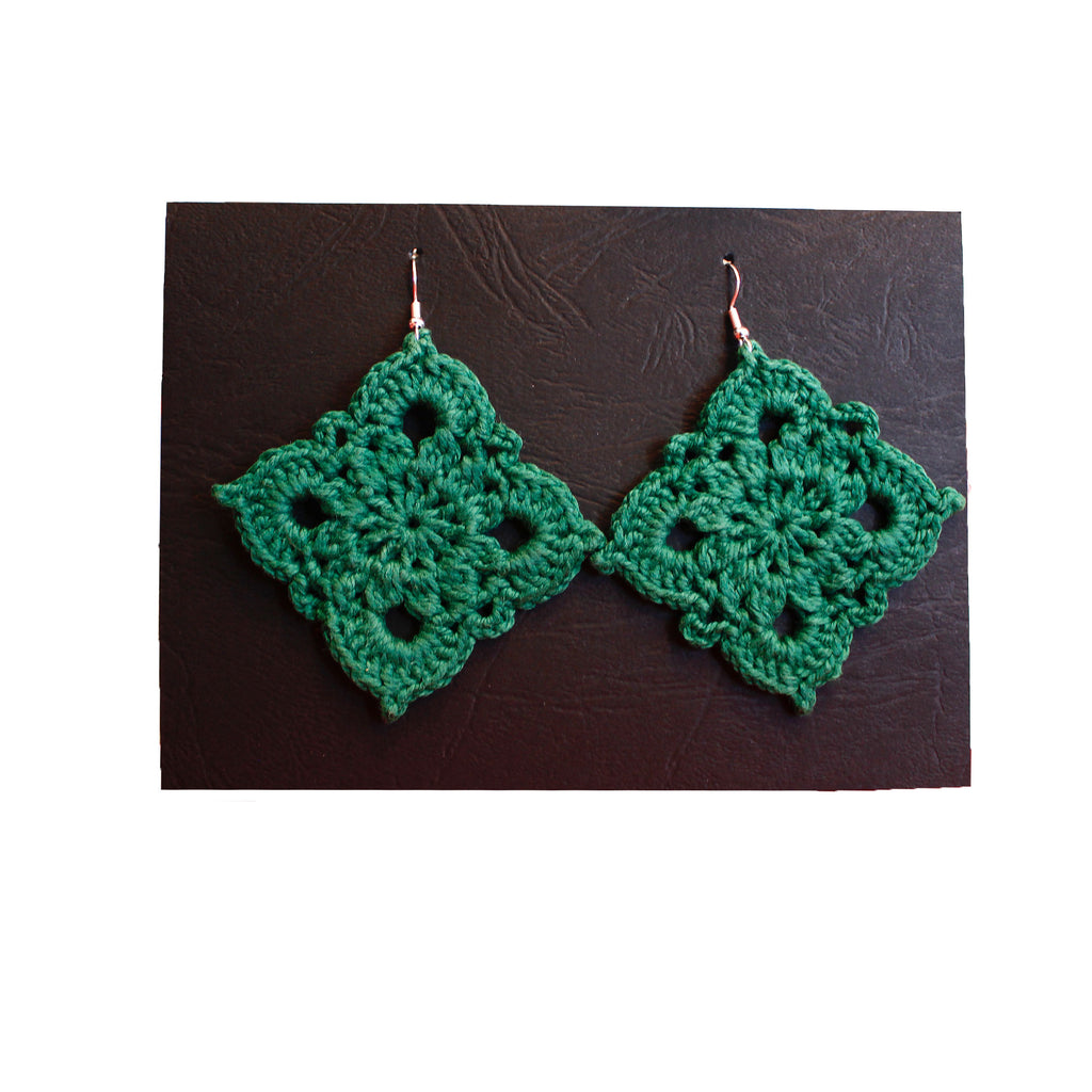 Hand-Made Crochet Earrings - MAZI