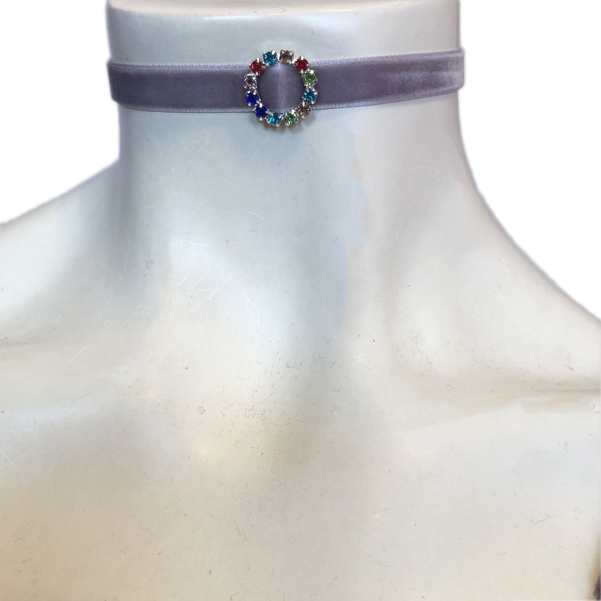 Velvet Heart Choker