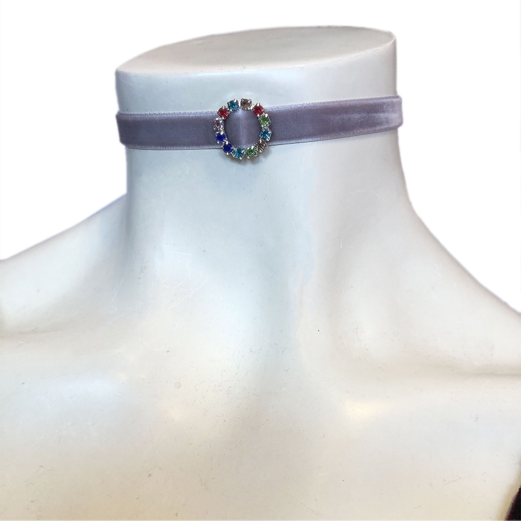 Velvet Heart Choker
