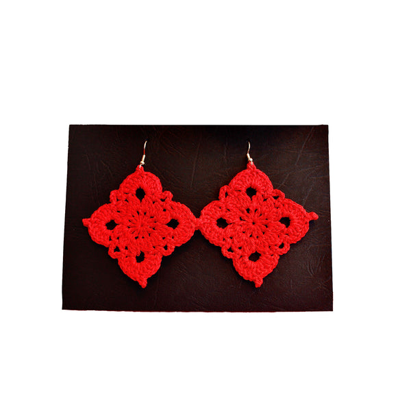 Hand-Made Crochet Earrings - MAZI